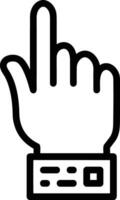 Hand icon symbol image illustration vector
