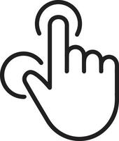 Hand icon symbol image illustration vector