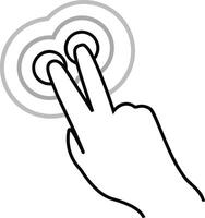 Hand icon symbol image illustration vector