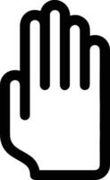 Hand icon symbol image illustration vector