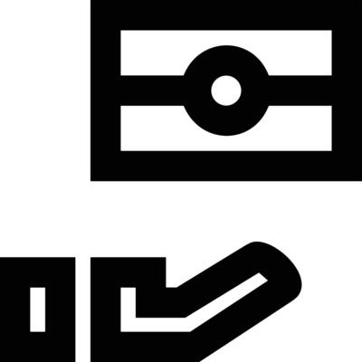 Hand icon symbol image illustration