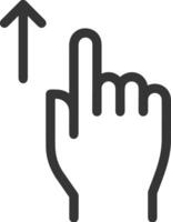 Hand icon symbol image illustration vector