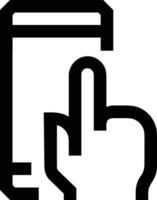 Hand icon symbol image illustration vector