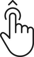 Hand icon symbol image illustration vector