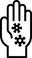 Hand icon symbol image illustration vector