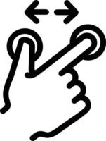 Hand icon symbol image illustration vector