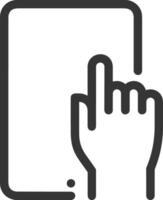 Hand icon symbol image illustration vector