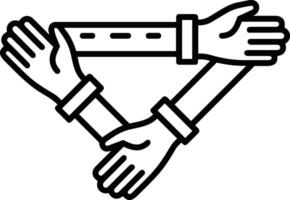 Hand icon symbol image illustration vector