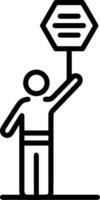 Hand icon symbol image illustration vector