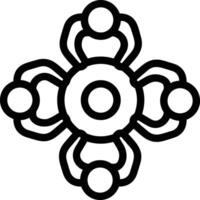 Hand icon symbol image illustration vector