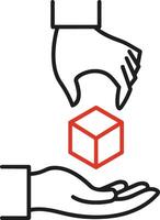 Hand icon symbol image illustration vector