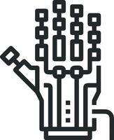 Hand icon symbol image illustration vector