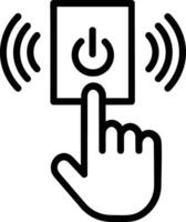 Hand icon symbol image illustration vector