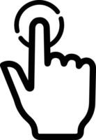 Hand icon symbol image illustration vector