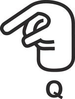 Hand icon symbol image illustration vector