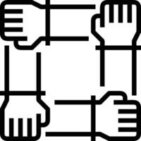 Hand icon symbol image illustration vector