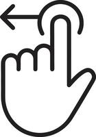 Hand icon symbol image illustration vector