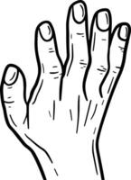 Hand icon symbol image illustration vector