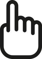 Hand icon symbol image illustration vector