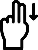 Hand icon symbol image illustration vector