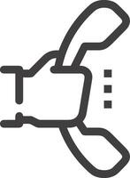 Hand icon symbol image illustration vector
