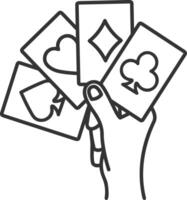 Hand icon symbol image illustration vector