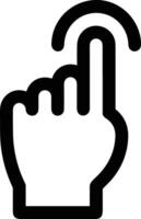 Hand icon symbol image illustration vector
