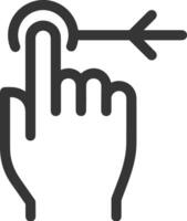 Hand icon symbol image illustration vector