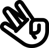 Hand icon symbol image illustration vector