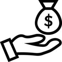 Hand icon symbol image illustration vector