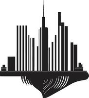 Gothic Glamour Sophisticated Black Building Element Silent Sanctuaries Minimalistic Architecture Design vector