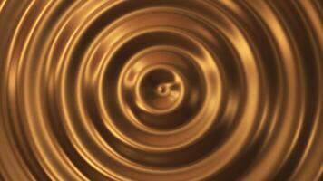 Abstract loop ripple gold 3d wave video