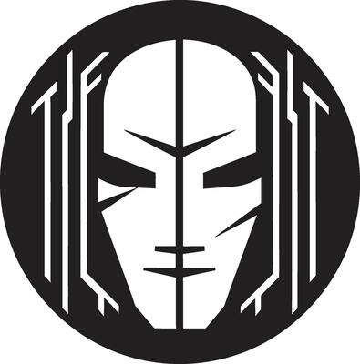 Data Pirate Intrusive Black Thief Icon Binary Bandit Digital Cyber Thief Graphic