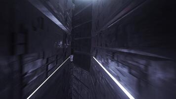 vj boucle numérique néon tunnel video