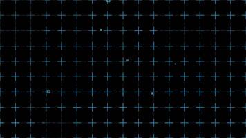 Abstract digital technology blue grid pattern loop motion video