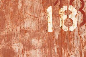 Rusty Paint Wall Texture. Number 18. Brush Strokes. photo