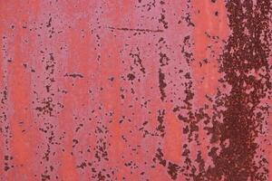 Hard Rusty Painted Wall Texture. Scratches and Cracks. photo