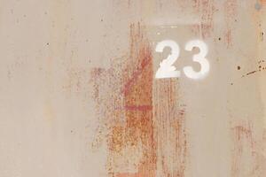 Rusty Painted Wall Texture. Number 23. photo
