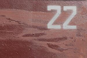 Rusty Painted Wall Texture. Number 22. photo