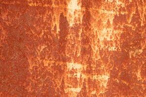 Rust White Paint Stains Wall Texture. Scratches and Cracks. photo
