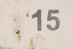 Rust Painted Wall Texture. Number 15. photo