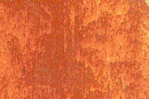 Rust White Paint Stains Wall Texture. Blank Clean Corroded Surface. photo