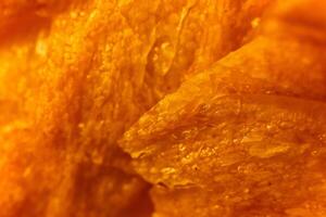 French baguette bread crustacean macro closeup. Texture backgrou photo