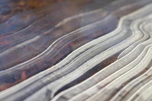 Transparent Ice Lines Pattern Surface Background Texture. Wavy D photo