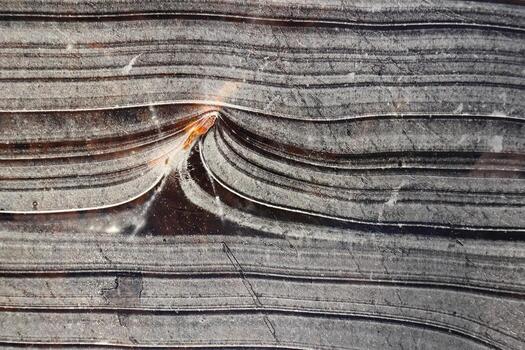 Ice Lines Pattern Surface Background Texture. Wavy Drawings of I photo