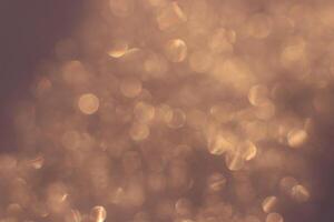 Snow Surface Bokeh Texture. Blurred Christmas Glitter Background. photo
