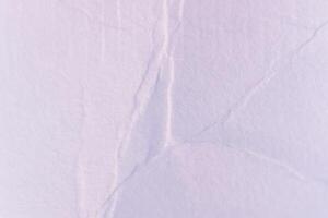 White Paper Texture with Soft Folds. Macro Closeup. photo