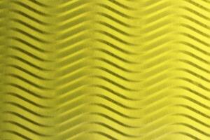 Yellow Paper Horizontal Waves Texture. Embossed Waves on Detailed Paper Background. Corrugated Wavy Cardboard Backdrop. photo