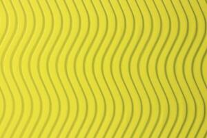 Yellow Paper Vertical Waves Texture. Embossed Waves on Detailed Paper Background. Corrugated Wavy Cardboard Backdrop. photo