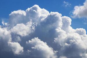 Sky cloudscape background. Clouds weather backdrop. Atmosphere nature pattern. photo